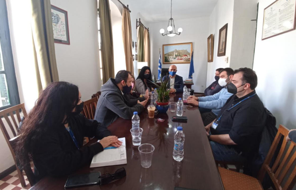 Συνάντηση του Δημάρχου Λέρου με την προϊσταμένη του Υπουργείου Μετανάστευσης και Ασύλου