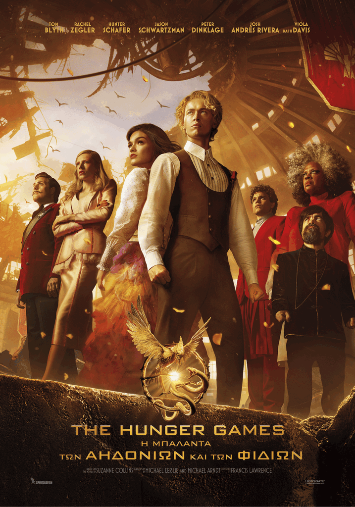 THE HUNGER GAMES - THE BALLAD OF SONGBIRDS AND SNAKES Arena greek poster.gif