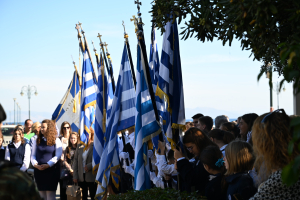 Η κατάθεση στεφάνων στην Κω για την Επέτειο της 28ης Οκτωβρίου του 1940
