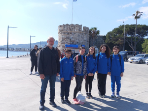 Με 6 αθλητές συμμετείχε ο  ΕΥΔΑΜΟΣ ΚΩ στους αγώνες τριάθλου (60 μέτρα τρέξιμο- βορτεξ- σφαίρα) κατηγορίας Κ14 στην Πάτμο