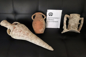 Συνελήφθη ημεδαπός για κατοχή αρχαιοτήτων στην Κάλυμνο