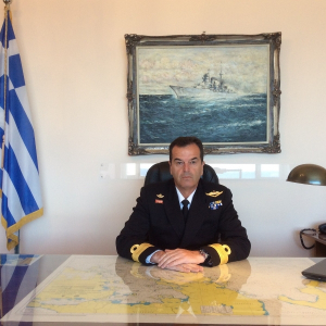 Στην Κω ο Διοικητής Ναυτικής Διοίκησης Αιγαίου Αρχιπλοίαρχος Ηλίας Ράπτης