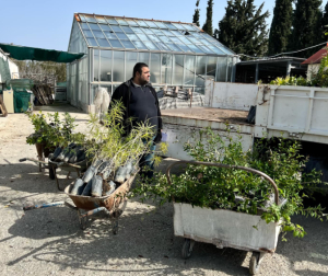 Ευχαριστήριο του Αντιδημάρχου Πρασίνου Σοφοκλή Δουδού προς τον πρόεδρο του περιφερειακού φυτώριου κ. Μιχάλη Λουλού