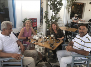 Περιοδεία της Ελευθερίας Φτακλάκη στην Αστυπάλαια. ΦΩΤΟ
