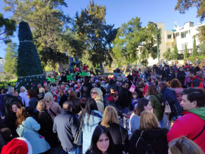 Το αστέρι του Έσπερου έλαμψε στην πλατεία Ανταγόρα στη χθεσινή χριστουγεννιάτικη καθιερωμένη πλέον γιορτή μας