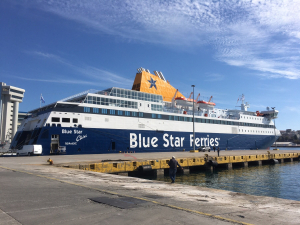 Τροποποίηση των δρομολογίων του BLUE STAR CHIOS από 8/4 έως 13/4 -  Οι ώρες άφιξης και αναχώρησης από την Κω