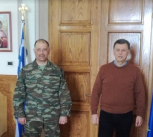 Η επίσκεψη του νέου Διοικητή της 80 ΑΔΤΕ Γεώργιου Μανουρά, στο Δήμαρχο Κω