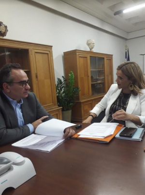 Συνάντηση εργασίας Μίκας Ιατρίδη με τον Υφυπουργό Υγείας, κ. Βασίλη Κοντοζομάνη για τα ζητήματα υγείας στα Δωδεκάνησα.