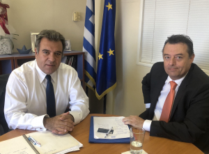 Συνάντηση Υφυπουργού Τουρισμού με τον διοικητή της 2ης ΥΠΕ, κ. Χρήστο Ροϊλό