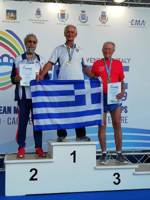 Πρωταθλητής Ευρώπης ο Κωνσταντίνος Χατζηεμμανουήλ στα 200μέτρα  στο Πανευρωπαϊκό Πρωτάθλημα Στίβου MASTERS « VENEZIA 2019».