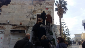 Η   επίσκεψη του Γενικού Γραμματέα του Υπουργείου Πολιτισμού και Αθλητισμού στα Τεμένη στην Κω
