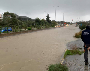 Σφοδρή κακοκαιρία έπληξε χθες ξανά το νησί της Ρόδου