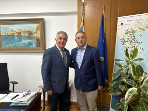 Για τα προβλήματα του πρωτογενή τομέα και ζητήματα της ΑΝΔΩ ο Βασίλης Α. Υψηλάντης με την ηγεσία του Υπουργείου Αγροτικής Ανάπτυξης