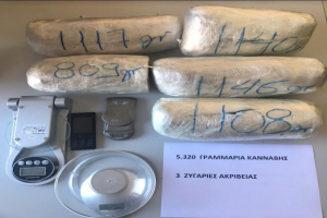 Συνελήφθη 52χρονος για διακίνηση ναρκωτικών στη Ρόδο - Κατασχέθηκαν πάνω από 5 κιλά κάνναβης