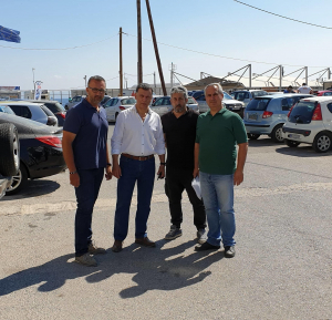 Tις εγκαταστάσεις της ζώνης Σένγκεν στο λιμάνι της Κω επισκέφτηκε σήμερα ο  Θεοδόσης Νικηταράς