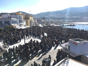 Δυναμική κινητοποίηση και στη Σάμο για το μεταναστευτικό