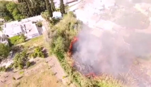 Μικρής έκτασης φωτιά στο Πυλί, το απόγευμα της Δευτέρας του Πάσχα. ΦΩΤΟ &amp; ΒΙΝΤΕΟ