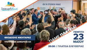 Ισχυρή Κως: Σήμερα, Πάμε Πλατεία!