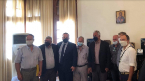 Στην Κάλυμνο συνόδευσε, τον Υπουργό Αγροτικής Ανάπτυξης Μ.Βορίδη, ο Βουλευτής Δωδεκανήσου Ιωάννης Παππάς