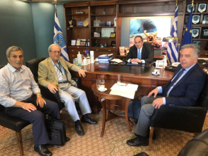 Συνάντηση του Βουλευτή Δωδεκανήσου Βασίλης Α. Υψηλάντης με τον Υπουργό Εμπορικής Ναυτιλίας κ. Γιάννη Πλακιωτάκη για θέματα της Δωδεκανήσου
