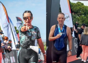 Στον αγώνα τριάθλου IRONMAN MARATHON η Έλενα Γάντζου και ο Γιώργος Θάνος