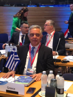 Ο Β. Υψηλάντης στη Διακοινοβουλευτική Διάσκεψη Προέδρων Επιτροπών για το Άσυλο και τη Μετανάστευση, στο Ελσίνκι
