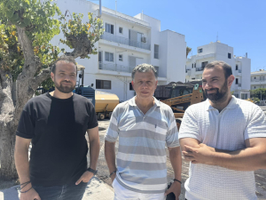 Δηλώσεις Νικηταρά - Χρυσόπουλου για την εξέλιξη των εργασιών στο πάρκινγκ στην Κανάρη