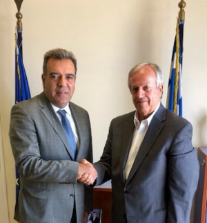 Συνάντηση του Υφυπουργού Τουρισμού κ. Μάνου Κόνσολα με τον Δήμαρχο Καλύμνου για τον καταδυτικό τουρισμό