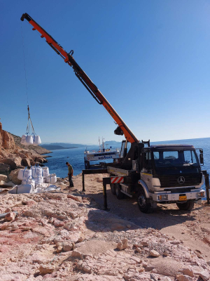 Οδικό δίκτυο αποκτά η  Στρογγύλη Μεγίστης για πρώτη φορά στην ιστορία της