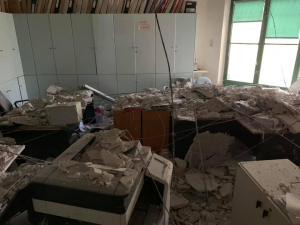 Αποκολλήθηκε η ψευδοροφή σε χώρο των οικονομικών υπηρεσιών στο Δημαρχείο Κω - Η ενημέρωση από το Δήμαρχο. ΦΩΤΟ
