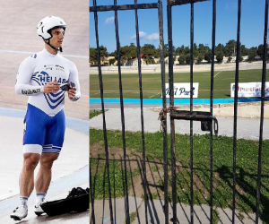Κλείδωσαν έξω από το ποδηλατοδρόμιο Ρόδου τον παγκόσμιο πρωταθλητή Χρ. Βολικάκη και την ομάδα του