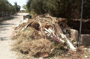 Σ. Καμπουράκης: ΑΠΑΓΟΡΕΥΕΤΑΙ ρητά η απόρριψη ΟΓΚΩΔΩΝ ΑΝΤΙΚΕΙΜΕΝΩΝ και ΠΡΟΪΟΝΤΩΝ ΚΛΑΔΕΥΣΗΣ σε κοινόχρηστους χώρους