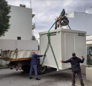 Τοποθετήθηκε από το Δήμο Κω, κιόσκι το οποίο θα λειτουργεί ως θυρωρείο – χώρος ελέγχου για τους εισερχόμενους στο Νοσοκομείο Κω