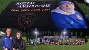 Το «ευχαριστώ» του Γιάννη Μανούσογλου για το τουρνουά στη μνήμη του Κώστα Ανδρουλή