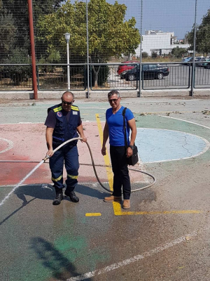 Σε πλύσιμο της πλατείας Καρδάμαινας, της παραλιακής οδού και των παράλληλων δρόμων αυτής, θα προχωρήσει την Πέμπτη η Διεύθυνση Περιβάλλοντος και Καθαριότητας του Δήμου