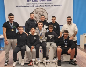 Πρωταθλητής Ελλάδος στην άρση βαρών στις κατηγορίες Εφήβων (U20) &amp; Παίδων(U17) ο Π.Α.Σ. ΑΝΤΑΓΟΡΑΣ