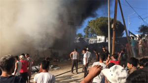 Φωτιά στο Κέντρο Υποδοχής και Ταυτοποίησης στη Μόρια-  Δύο νεκροί