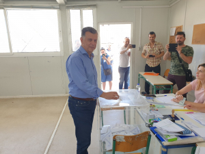 Ψήφισε στο Ζηπάρι ο  Θεοδόσης Νικηταράς