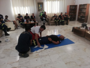 Εκπαίδευση Πρώτων Βοηθειών στα μέλη της ομάδας της Πολιτικής Προστασίας Δήμου Κω, από τον Ελληνικό Ερυθρό Σταυρό - Ευχαριστήριο