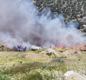 Πρόστιμο από την Πυροσβεστική Υπηρεσία Κω για παράνομη καύση στην Καρδάμαινα