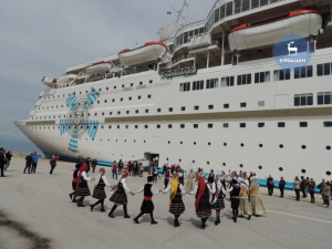 «Ποδαρικό» στη Ρόδο για το 2019 από το κρουαζιερόπλοιο Celestyal Olympia