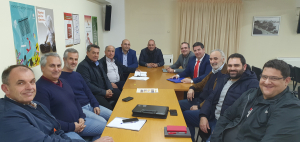 Το  Ε. Σ. Ε .Δ.  Εκμισθώσεως Ε.Ι.Χ αυτοκινήτων με οδηγό συναντήθηκε με τα μέλη του ΕΒΕΔ  (παράρτημα Κω)