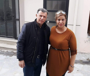 Η Χρύσα Δρόσσου υποψήφια με τον Θεοδόση Νικηταρά