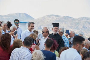 Κυριάκος Μητσοτάκης στην Κάρπαθο: Ήρθε η σειρά της γενιάς μας να γράψει τη δική της ιστορία. ΦΩΤΟΡΕΠΟΡΤΑΖ