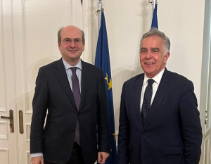 Συνάντηση Υψηλάντη με Χατζηδάκη