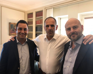 Συνάντηση στο Μαξίμου του Προέδρου ΤΕΕ Δωδ/σου κ.Γιαννικουρή με τον Υπουργό Επικρατείας και τον Πρόεδρο ΤΕΕ κ. Στασινό για τα προβλήματα των μηχανικών