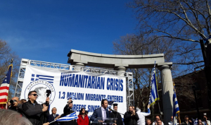 Νέα Υόρκη: Μεγάλο συλλαλητήριο από τους ομογενείς  κατά της παραβίασης των ελληνικών συνόρων