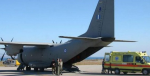Μεταφορά ασθενών από Κω και Κάλυμνο από την πολεμική αεροπορία