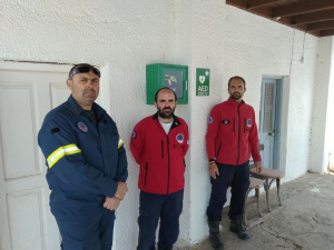 Επτά αυτόματους εξωτερικούς απινιδωτές προσέφερε στο Δήμο Κω η Ύπατη Αρμοστεία του ΟΗΕ