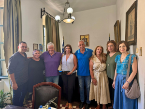 Συναντήσεις εργασίας του Αντιπεριφερειάρχη Παιδείας και Διά Βίου Μάθησης κ. Γιάννη Κρητικού με τον Δήμαρχο, στελέχη της Δημοτικής Αρχής Λέρου  και με τους/τις Διευθυντές/ντριες των σχολείων του νησιού